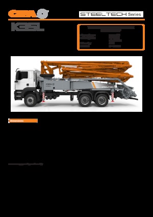 Op vrachtwagen gemonteerde betonpomp CIFA K35L