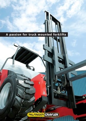 Heftrucks op diesel Palfinger Crayler BM 154