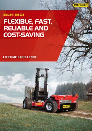 Heftrucks op diesel Palfinger Crayler BM 154