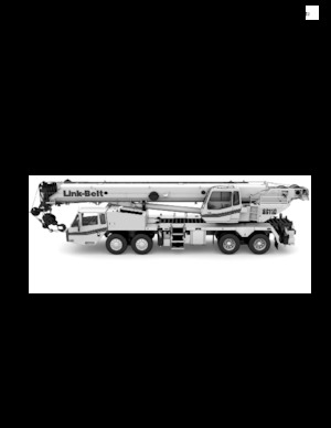 Op vrachtwagen gemonteerde telescoopkranen Link-Belt HTC-86110