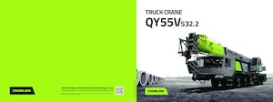 Op vrachtwagen gemonteerde telescoopkranen Zoomlion QY16V431R