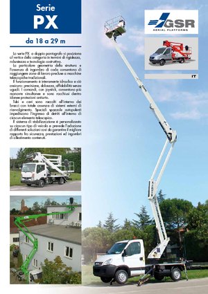 Op aanhangwagen gemonteerde knikarmhoogwerkers GSR E 180 PX Comfort