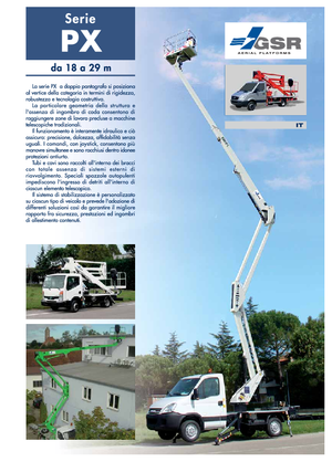 Op aanhangwagen gemonteerde knikarmhoogwerkers GSR E 180 PX Basic