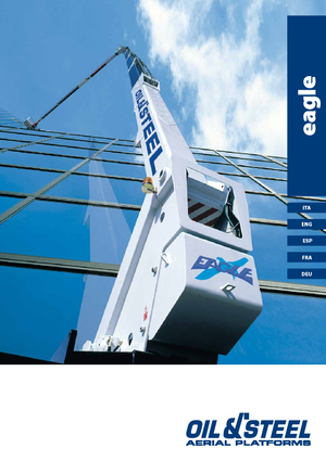 Op aanhangwagen gemonteerde knikarmhoogwerkers Oil & Steel Eagle 2822