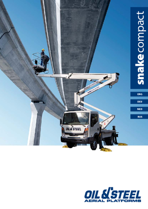 Op aanhangwagen gemonteerde knikarmhoogwerkers Oil & Steel Snake 2010 Compact RE