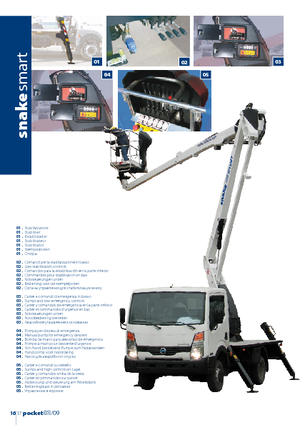 Op aanhangwagen gemonteerde knikarmhoogwerkers Oil & Steel Snake 2112 smart