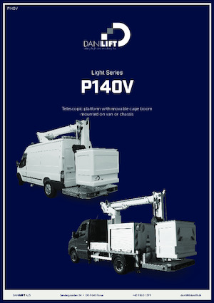 Telescoophoogwerkers op vrachtwagens Danilift P140V