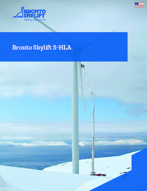 Telescoophoogwerkers op vrachtwagens Bronto Skylift S341HLA