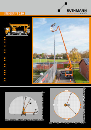 Telescoophoogwerkers op vrachtwagens Ruthmann STEIGER T 230 XS