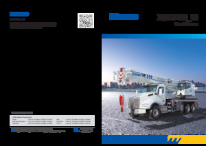 Op vrachtwagen gemonteerde telescoopkranen XCMG XCT40U