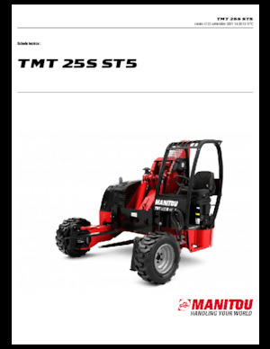 Telescoopvorkheftrucks Manitou TMT 25 S