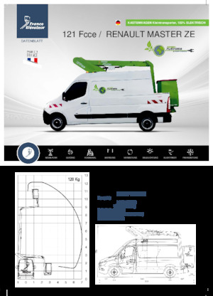 Telescoophoogwerkers op vrachtwagens France Elévateur 121 Fcce