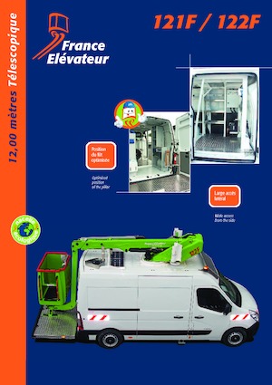 Telescoophoogwerkers op vrachtwagens France Elévateur 122 F