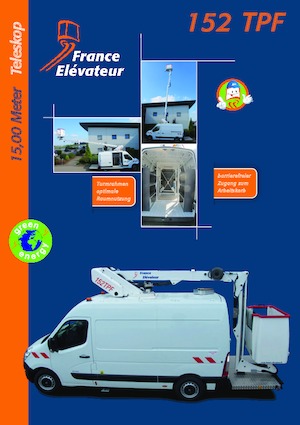 Telescoophoogwerkers op vrachtwagens France Elévateur 152 TPF