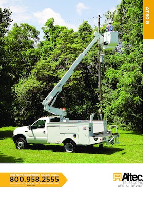 Telescoophoogwerkers op vrachtwagens Altec AT30G 
