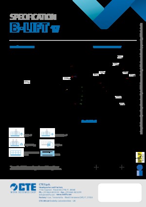 Telescoophoogwerkers op vrachtwagens CTE B-Lift 17