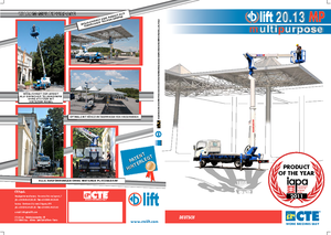 Telescoophoogwerkers op vrachtwagens CTE B-Lift 20.13 MP