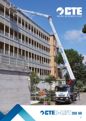 Telescoophoogwerkers op vrachtwagens CTE B-Lift 390 HR