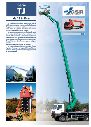 Telescoophoogwerkers op vrachtwagens GSR E260TJ Comfort