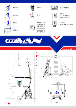 Telescoophoogwerkers op vrachtwagens CELA DT VAN