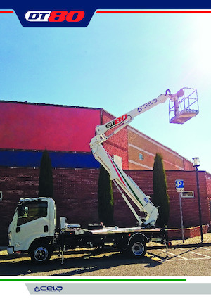 Telescoophoogwerkers op vrachtwagens CELA DT80