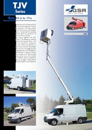 Telescoophoogwerkers op vrachtwagens GSR E170TJV Compact 