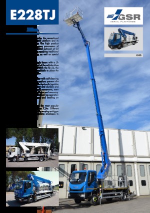 Telescoophoogwerkers op vrachtwagens GSR E228TJ Comfort