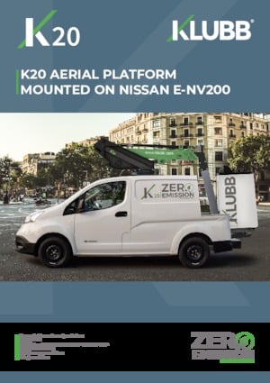 Telescoophoogwerkers op vrachtwagens Klubb K20