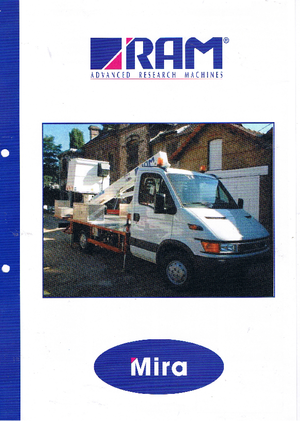 Telescoophoogwerkers op vrachtwagens RAM Mira 160 T