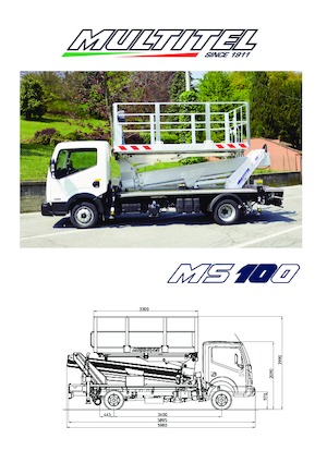 Telescoophoogwerkers op vrachtwagens Multitel MS 100 