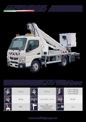 Telescoophoogwerkers op vrachtwagens Multitel MT 162 DS