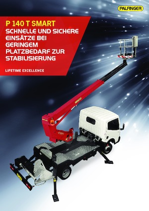 Telescoophoogwerkers op vrachtwagens Palfinger P 140 T