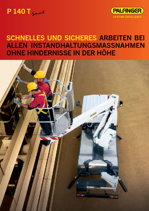 Telescoophoogwerkers op vrachtwagens Palfinger P 140 T