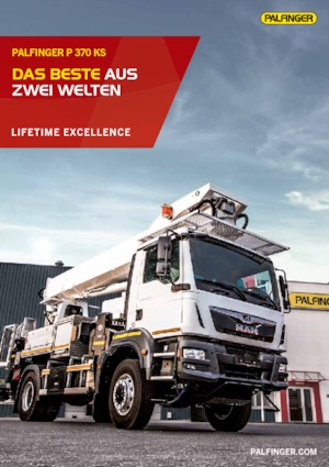 Telescoophoogwerkers op vrachtwagens Palfinger P 370 KS