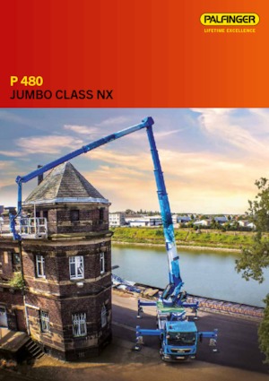 Telescoophoogwerkers op vrachtwagens Palfinger P 480