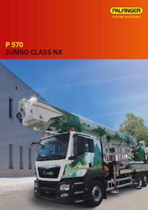 Telescoophoogwerkers op vrachtwagens Palfinger P 570