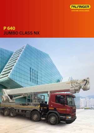 Telescoophoogwerkers op vrachtwagens Palfinger P 640