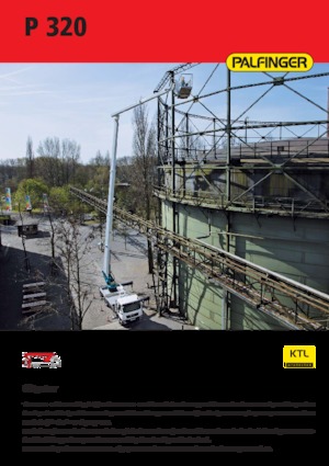 Telescoophoogwerkers op vrachtwagens Palfinger P 320