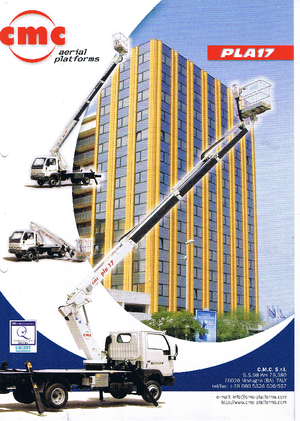 Telescoophoogwerkers op vrachtwagens CMC PLA 17