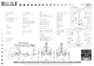 Telescoophoogwerkers op vrachtwagens ISOLI PT200J