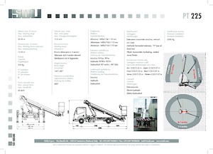 Telescoophoogwerkers op vrachtwagens ISOLI PT225 HE HE