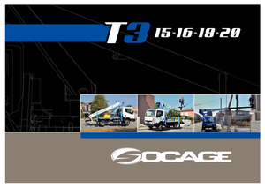 Telescoophoogwerkers op vrachtwagens Socage T315 ForSte