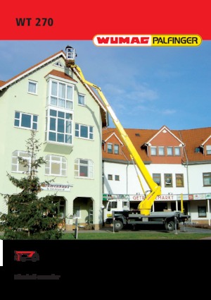 Telescoophoogwerkers op vrachtwagens Palfinger WT 270