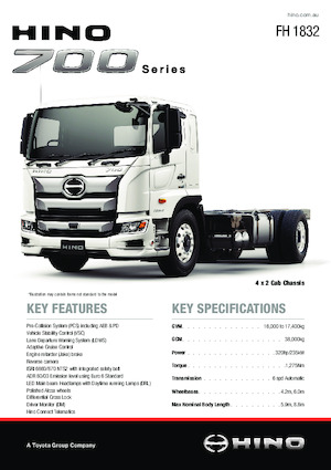 Trekkers Hino 700 FH 1832 4x2