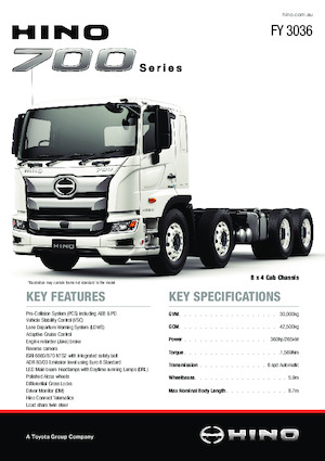 Trekkers Hino 700 FY 3036 8x4