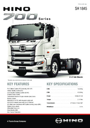 Trekkers Hino 700 SH 1845 4x2