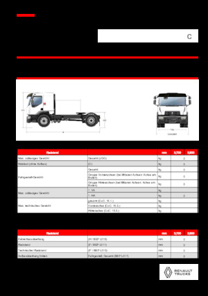 Trekkers Renault C CAB2300 460 4X2 T E6