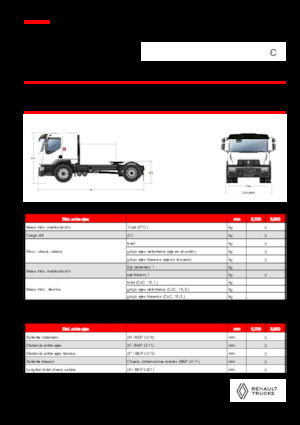 Trekkers Renault C CAB2300 460 4X2 T E6