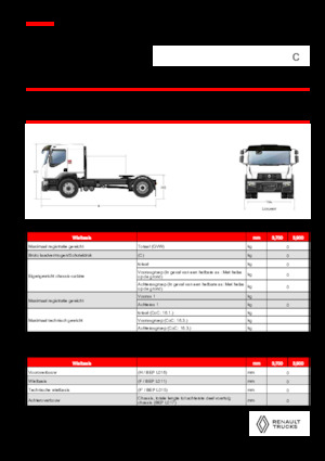 Trekkers Renault C CAB2300 460 4X2 T E6