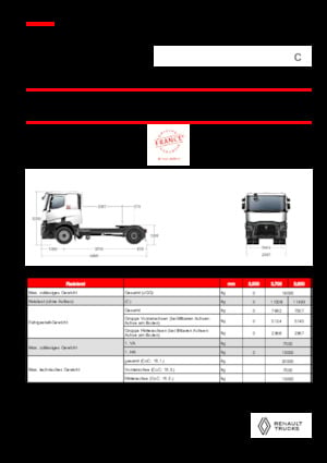 Trekkers Renault C T4X2 OFF ROAD 13L E6
